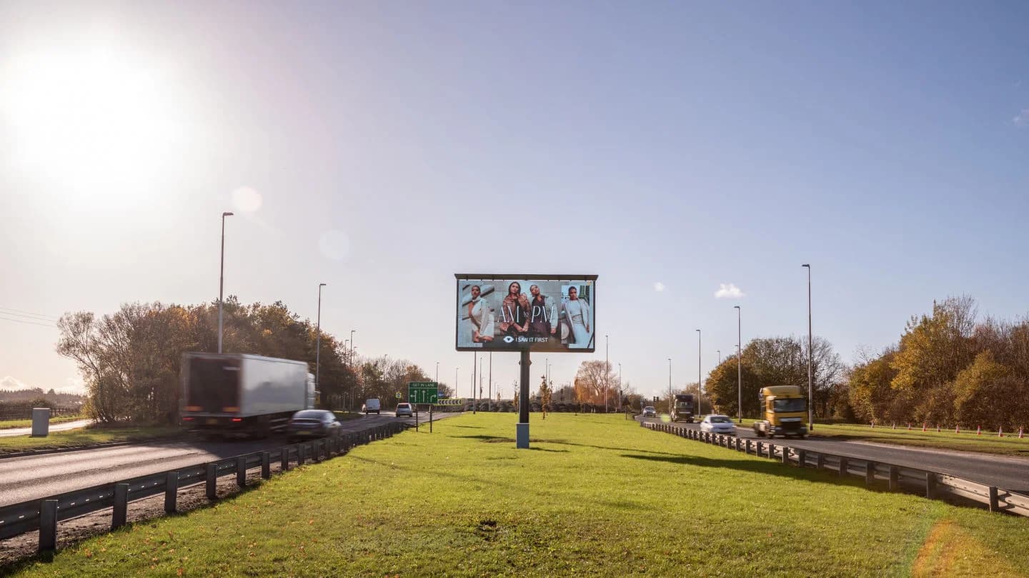 Great North Screen Eastbound